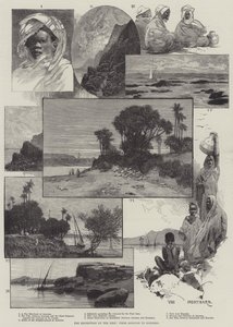 アスワンからコロスコまでのナイル川の遠征 作： Charles Auguste Loye